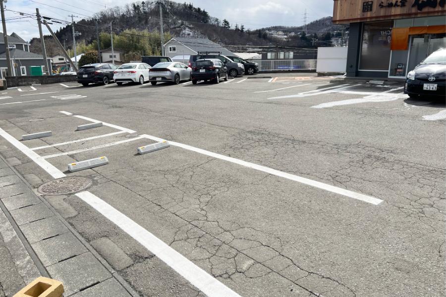 らーめん堂 仙台っ子 愛子店 駐車場（台数：約20台）
